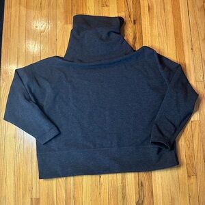 Women's Charcoal Gray Turtleneck Sweater